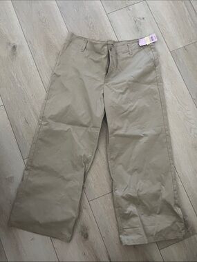 Womens Wild Fable Wide-Leg Khaki Pants